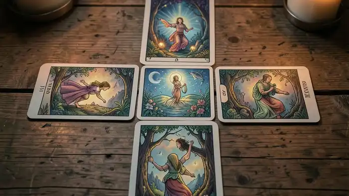 Расклад Таро простой крест новый этап жизни