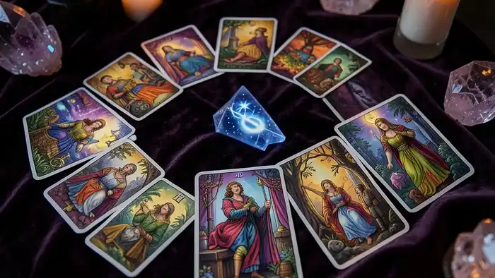 Расклад Таро "простой крест" на пенсию досрочно: пять карт, показывающие внутренние блоки