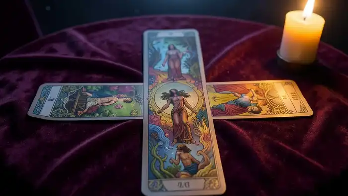 простой крест таро расклад изображение