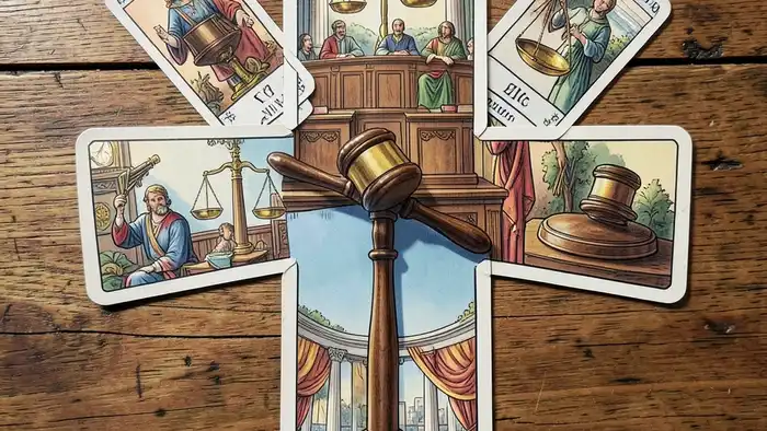 Расклад Таро простой крест судебное дело