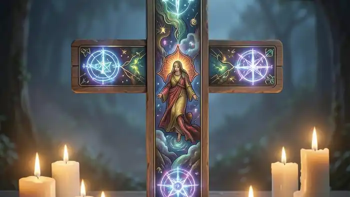 расклад Таро простой крест защита изображение