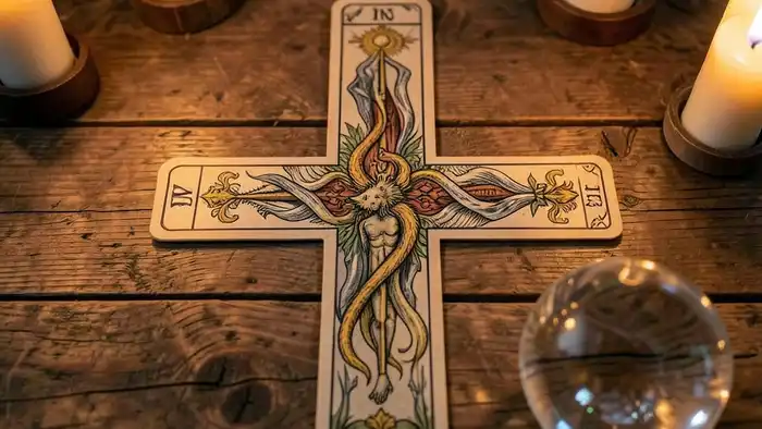 Расклад Таро просто�� крест зависимость партнера