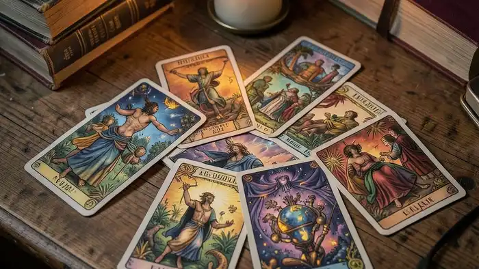 Расклад Таро путь героя на аспирантуру, академический путь