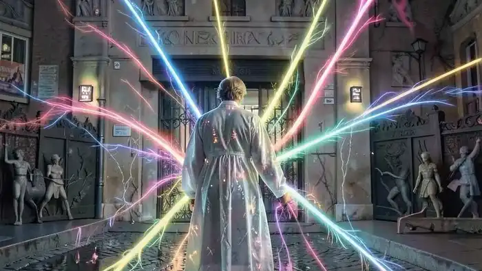 Расклад Таро "путь героя" на гормоны: 9 позиций, связанных с кортизолом, серотонином, эстрогеном и другими гормонами, в стиле эзотерической иллюстрации