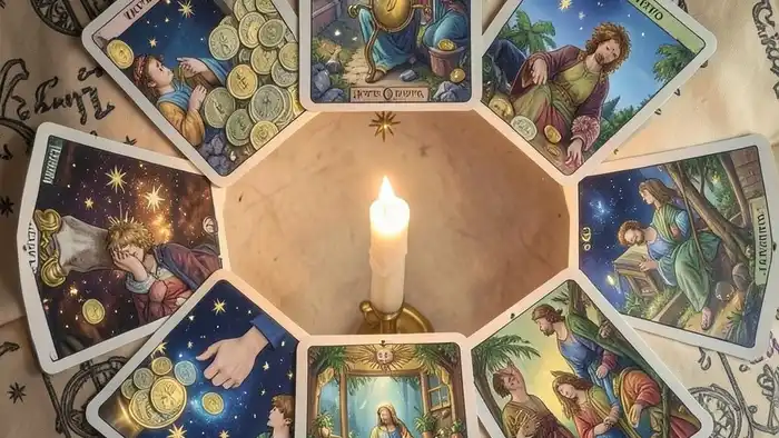 расклад таро путь героя на инвестиции с 9 позициями