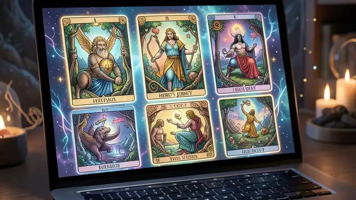 Расклад Таро путь героя онлайн курс изображение