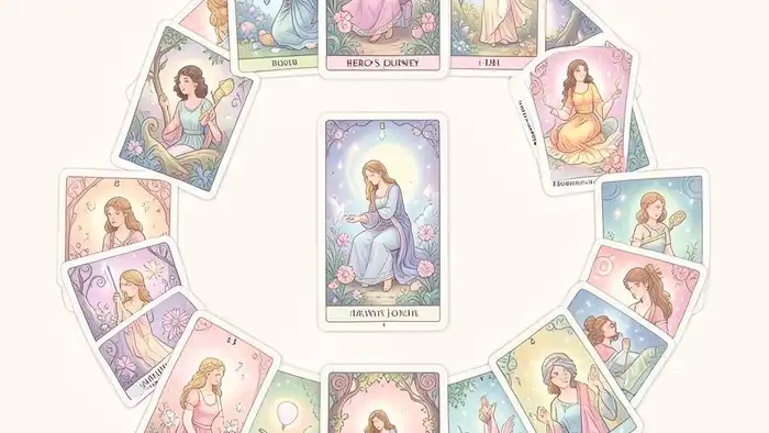 Расклад Таро путь героя – визуальная схема для платонической любви