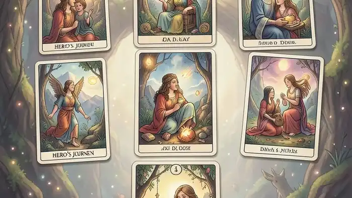 Расклад Таро «путь героя» встречу ли я любовь – иллюстрация карт