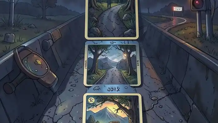 Расклад Таро "путь" на автошколу — схема из семи карт, показывающих этапы обучения вождению