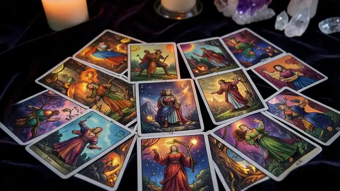 Расклад Таро "путь" на долголетие — схема из девяти карт, показывающая связь между внутренними ресурсами и продолжительностью жизни