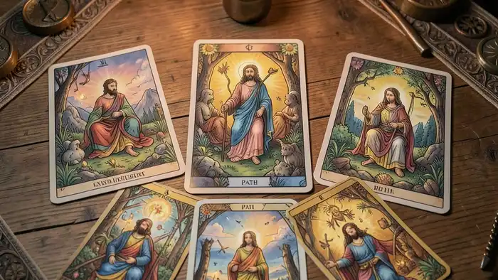 Расклад Таро «путь» на предков – изображение расклада