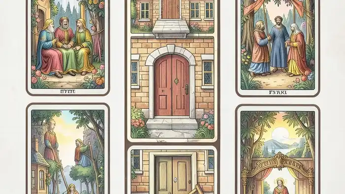 Расклад Таро "путь" на соседей — схема позиций и карт в доме