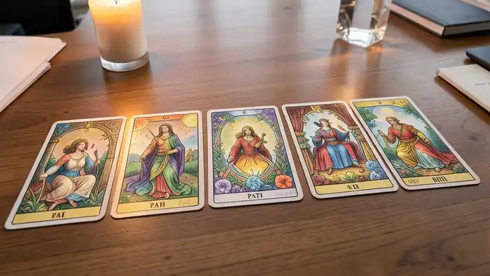 Расклад Таро путь на тендер изображение