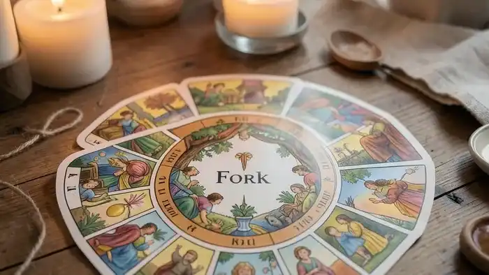 Расклад Таро "развилка" на конфликт в семье изображение