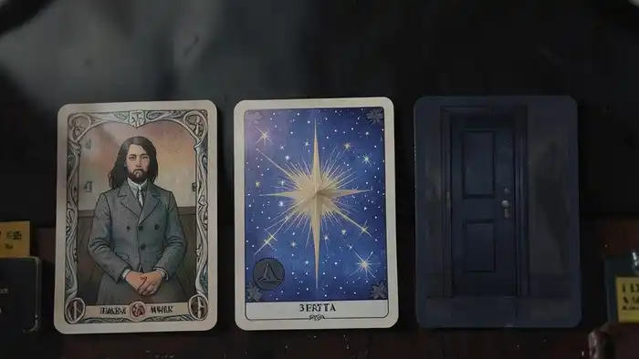 Расклад Таро "развилка" на вдохновение: три карты, показывающие текущее состояние, потенциальный путь и скрытый барьер