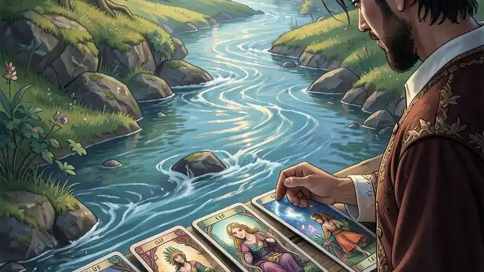 расклад Таро река жизни на бывшего изображение