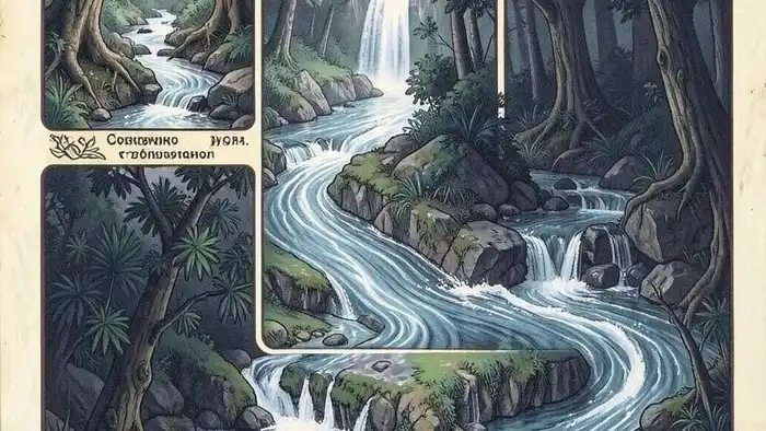 Расклад Таро "река жизни" на найм сотрудника — схема из 7 позиций с картами, показывающими энергетическое взаимодействие кандидата и компании