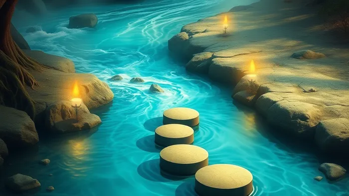 Расклад Таро "Река жизни" на обиду на партнера — схема из 7 карт в форме реки для эмоционального исцеления