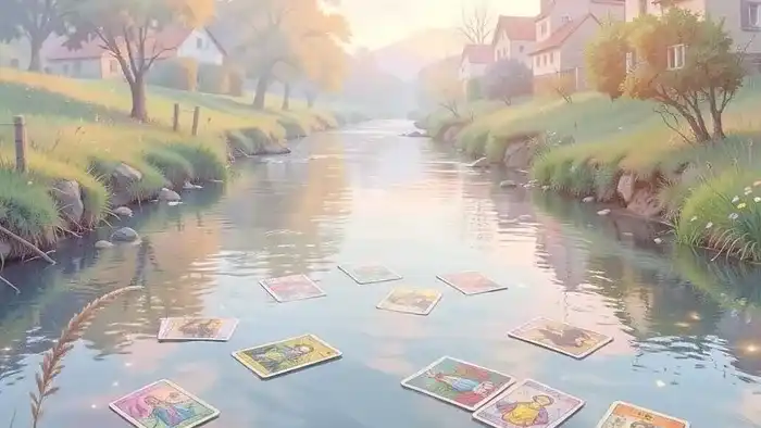 Расклад Таро «река жизни» на переезд в деревню – символическая река с картами