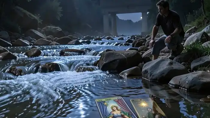 Расклад Таро "река жизни" на приворот — схема из семи карт, отражающих энергетические потоки между двумя людьми