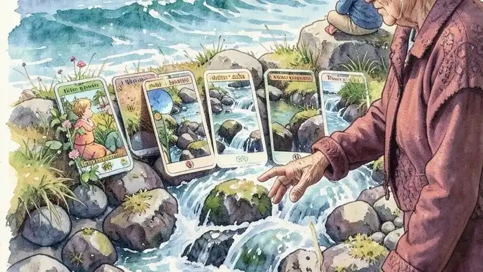 расклад таро река жизни на внуков — схема и энергетические потоки между поколениями