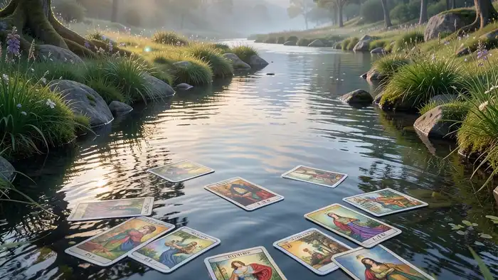 Расклад Таро «Река жизни» – визуальное изображение реки с картами