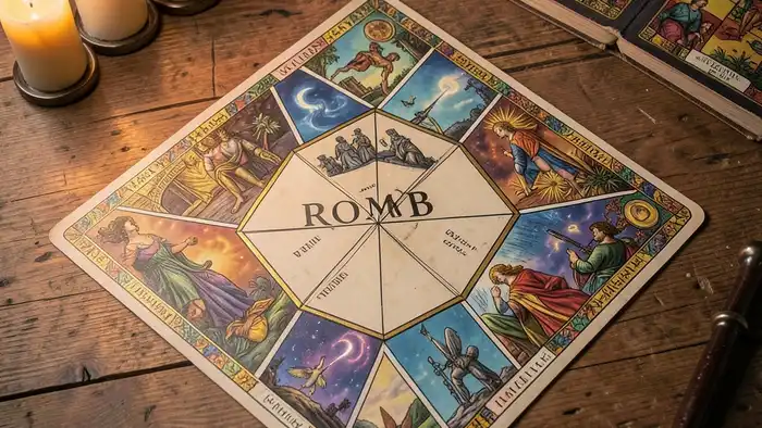 расклад Таро ромб на приговор изображение