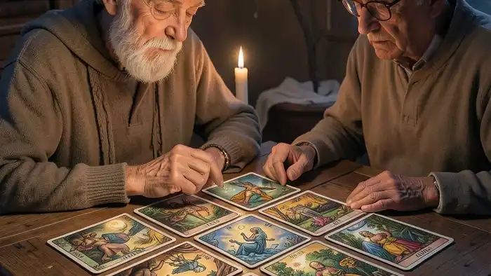 Расклад Таро «роза ветров» на дедушку – изображение расклада