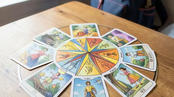 Расклад Таро «роза ветров» на школу ребенка – визуальная схема