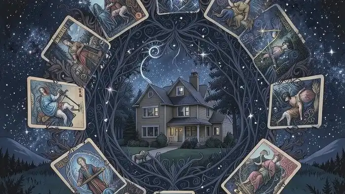 Расклад Таро "роза ветров" на соседей — схема восьми направлений с картами Таро