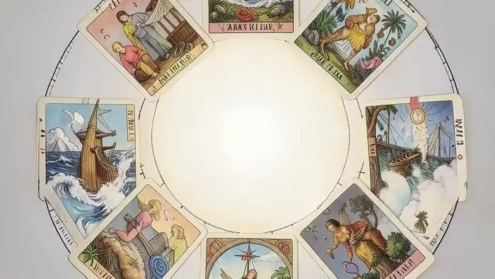 Расклад Таро "роза ветров" на удачу: схема позиций, стихии и архетипы