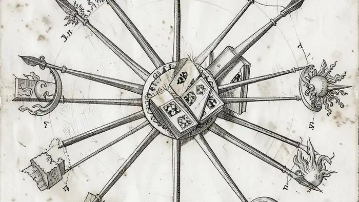 Расклад Таро "роза ветров" на закрытие бизнеса — схема из восьми направлений с архетипами и элементами