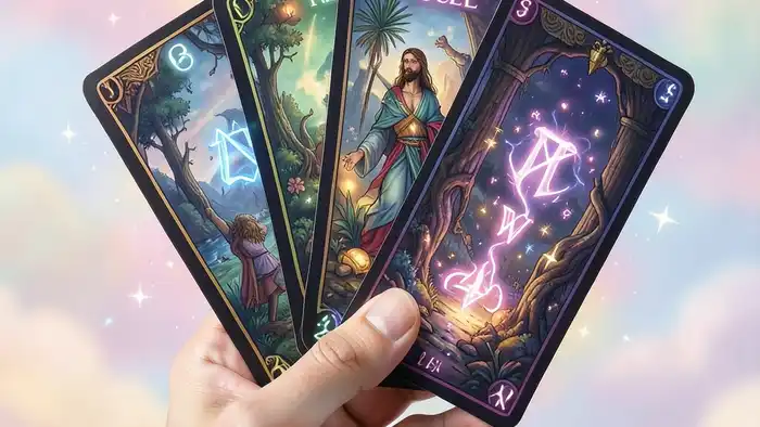 Расклад Таро «рука судьбы» на новую работу – карта с символами карьеры