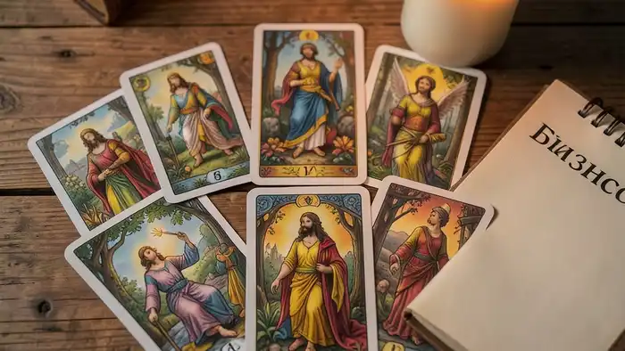 расклад Таро рука судьбы открытие бизнеса изображение