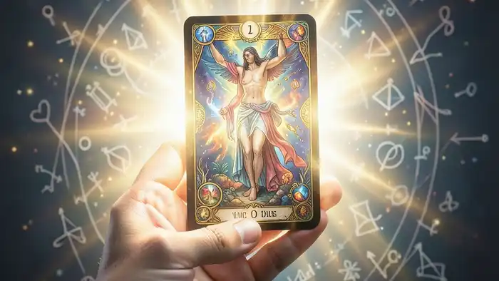 Расклад Таро «рука судьбы» на вдохновение – карта с сияющим светом