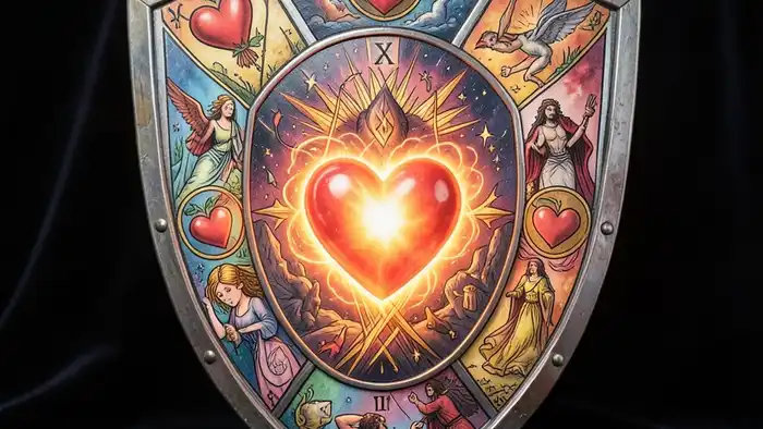 Расклад Таро «щит» на развод или сохранить семью изображение