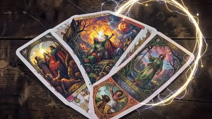 Расклад Таро "сердце" на энергетику — схема позиций с картами Уэйта-Смита