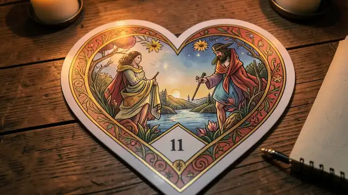 расклад Таро сердце профессиональный рост изображение