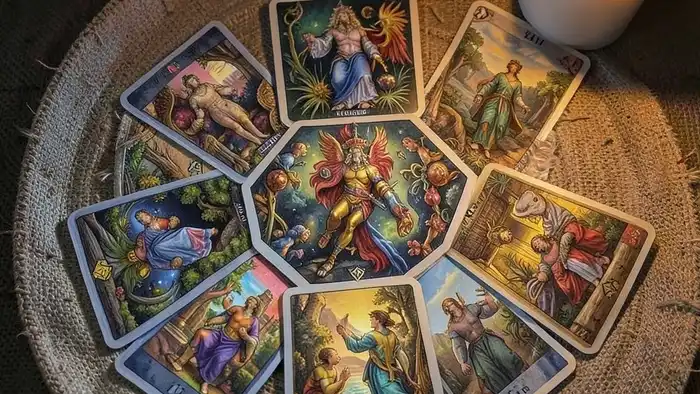 Расклад Таро "спираль" на дополнительный заработок — схема позиций и карты