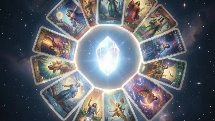 Расклад Таро «спираль» на интуицию – визуальная схема расклада