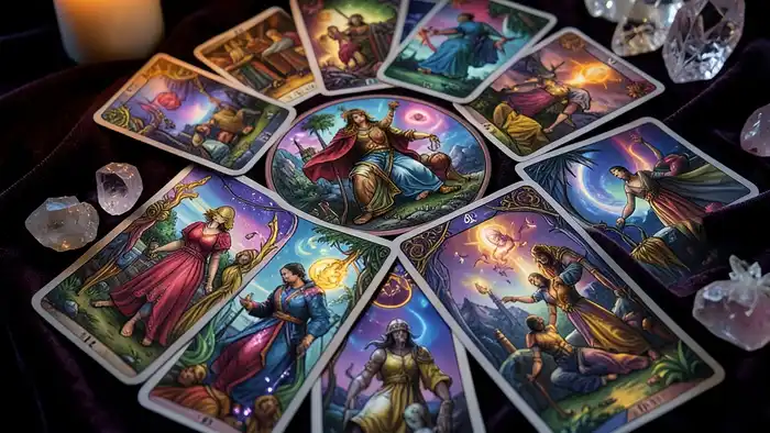 Расклад Таро "спираль" на охлаждение чувств — схема позиций и карты