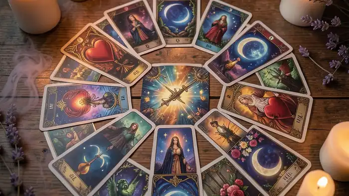 Расклад Таро «спираль» на приворот – мистическая спираль из карт