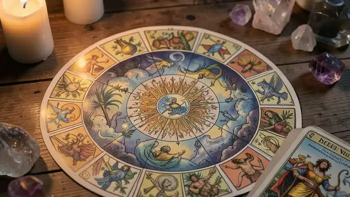 Расклад Таро «спираль» на трансформацию – изображение спирального расклада