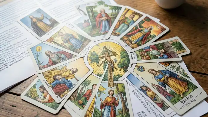 Расклад Таро «стрела» на франшизу – визуальная схема с картами