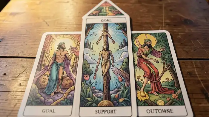 Расклад Таро «стрела» на конкурс – визуальное представление