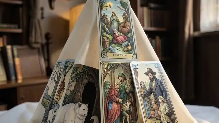 Расклад Таро "треугольник" когда придут деньги — схема позиций прошлое, настоящее, будущее