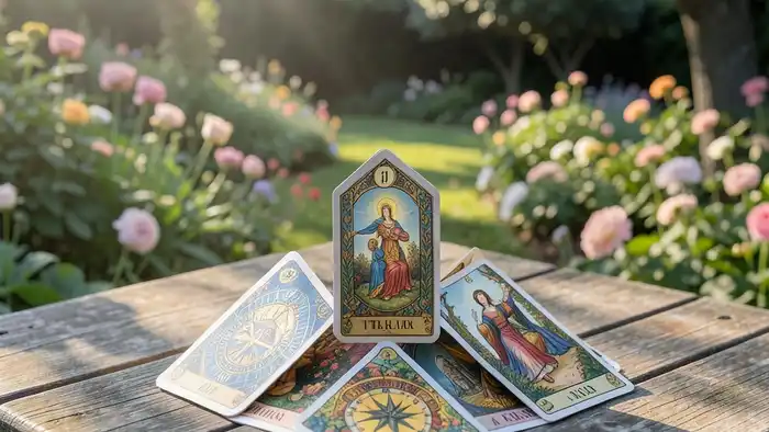 Расклад Таро «треугольник» на дачу – карта в виде треугольника в саду