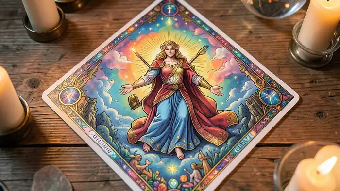 Расклад Таро «треугольник» на мечту – визуальное изображение