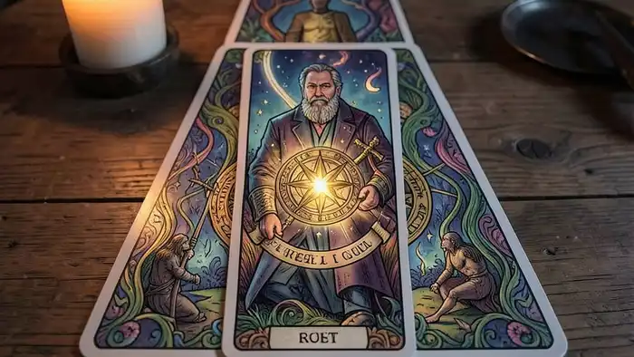 Расклад Таро треугольник на начальника – визуальное представление