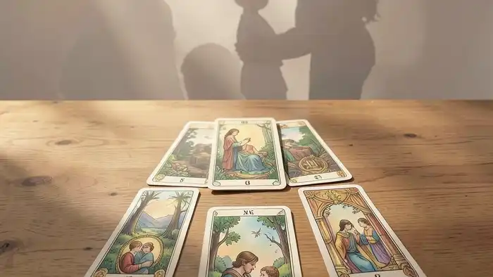 Расклад Таро «треугольник» на отношения с сыном изображение